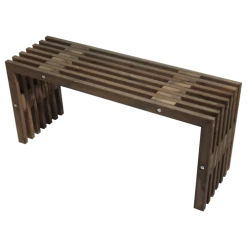 EcoFurn Bains De Soleil Et Chaises Longues 1 Chilienne Eco Avec Coussin + 1 Repose-Pied + Montage Pin - Blanc