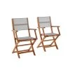 Bois Dessus Bois Dessous Chaises De Jardin 2 Fauteuils Acacia Et Textilène 1 Bois Dessus Bois Dessous Chaises De Jardin 2 Fauteuils Acacia Et Textilène -Fauteuils de jardin Soldes Boutique 2 fauteuils acacia et textilene