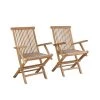 Bois Dessus Bois Dessous Chaises De Jardin 2 Fauteuils De Jardin En Teck Pliants -Fauteuils de jardin Soldes Boutique 2 fauteuils de jardin en teck pliants