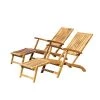 Bois Dessus Bois Dessous Bains De Soleil Et Chaises Longues 2 Transats En Acacia -Fauteuils de jardin Soldes Boutique 2 transats en acacia