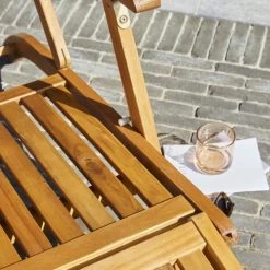 Bois Dessus Bois Dessous Bains De Soleil Et Chaises Longues 2 Transats En Acacia -Fauteuils de jardin Soldes Boutique 2 transats en acacia 2