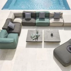 Maisons Du Monde Bains De Soleil Et Chaises Longues Bain De Soleil à Billes En Fibre Oléfine Gris Anthracite -Fauteuils de jardin Soldes Boutique bain de soleil a billes en fibre olefine gris anthracite 1000 12 40 208976 5
