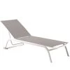 Gescova Bains De Soleil Et Chaises Longues Bain De Soleil à Roulettes En Alu Blanc Et Textilène Gris 1 Gescova Bains De Soleil Et Chaises Longues Bain De Soleil à Roulettes En Alu Blanc Et Textilène Gris -Fauteuils de jardin Soldes Boutique bain de soleil a roulettes en alu blanc et textilene gris