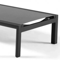 Gecko Jardin Bains De Soleil Et Chaises Longues Bain De Soleil Alu Anthracite Textilène Gris -Fauteuils de jardin Soldes Boutique bain de soleil alu anthracite textilene gris 2