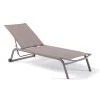 Gecko Jardin Bains De Soleil Et Chaises Longues Bain De Soleil Alu Champagne Et Textilène Taupe -Fauteuils de jardin Soldes Boutique bain de soleil alu champagne et textilene taupe
