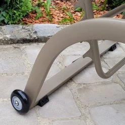 Gecko Jardin Bains De Soleil Et Chaises Longues Bain De Soleil Alu Champagne Et Textilène Taupe -Fauteuils de jardin Soldes Boutique bain de soleil alu champagne et textilene taupe 2