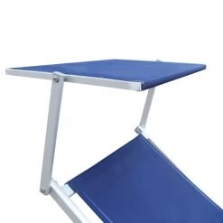 Mobili Rebecca Bains De Soleil Et Chaises Longues Bain De Soleil Avec Toit En Aluminium Et Pvc Bleu 11 Mobili Rebecca Bains De Soleil Et Chaises Longues Bain De Soleil Avec Toit En Aluminium Et Pvc Bleu -Fauteuils de jardin Soldes Boutique bain de soleil avec toit en aluminium et pvc bleu 3