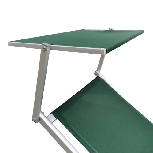Mobili Rebecca Bains De Soleil Et Chaises Longues Bain De Soleil Avec Toit En Aluminium Et Pvc Vert 6 Mobili Rebecca Bains De Soleil Et Chaises Longues Bain De Soleil Avec Toit En Aluminium Et Pvc Vert – Image 4