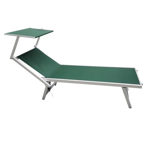 Mobili Rebecca Bains De Soleil Et Chaises Longues Bain De Soleil Avec Toit En Aluminium Et Pvc Vert 3 Mobili Rebecca Bains De Soleil Et Chaises Longues Bain De Soleil Avec Toit En Aluminium Et Pvc Vert