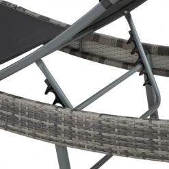 Tectake Bains De Soleil Et Chaises Longues Bain De Soleil DELPHINE 5 Positions Gris Foncé -Fauteuils de jardin Soldes Boutique bain de soleil delphine 5 positions gris fonce 2