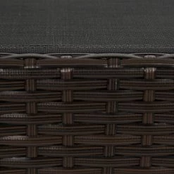 Tectake Bains De Soleil Et Chaises Longues Bain De Soleil DELPHINE 5 Positions Marron -Fauteuils de jardin Soldes Boutique bain de soleil delphine 5 positions marron 4