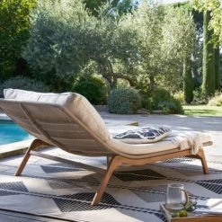 Maisons Du Monde Bains De Soleil Et Chaises Longues Bain De Soleil Double En Corde Tressée Beige Et Coussins écrus -Fauteuils de jardin Soldes Boutique bain de soleil double en corde tressee beige et coussins ecrus 1000 11 25 219498 4