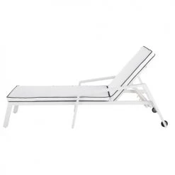 Maisons Du Monde Bains De Soleil Et Chaises Longues Bain De Soleil En Aluminium Avec Matelas Blanc 10 Maisons Du Monde Bains De Soleil Et Chaises Longues Bain De Soleil En Aluminium Avec Matelas Blanc -Fauteuils de jardin Soldes Boutique bain de soleil en aluminium avec matelas blanc 1000 5 37 198395 2