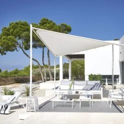 Maisons Du Monde Bains De Soleil Et Chaises Longues Bain De Soleil En Aluminium Avec Matelas Blanc 13 Maisons Du Monde Bains De Soleil Et Chaises Longues Bain De Soleil En Aluminium Avec Matelas Blanc -Fauteuils de jardin Soldes Boutique bain de soleil en aluminium avec matelas blanc 1000 5 37 198395 4