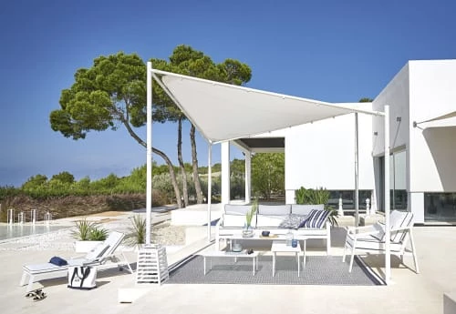 Maisons Du Monde Bains De Soleil Et Chaises Longues Bain De Soleil En Aluminium Avec Matelas Blanc 8 Maisons Du Monde Bains De Soleil Et Chaises Longues Bain De Soleil En Aluminium Avec Matelas Blanc – Image 6
