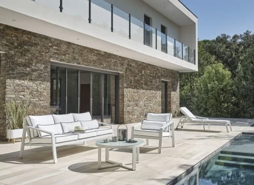 Maisons Du Monde Bains De Soleil Et Chaises Longues Bain De Soleil En Aluminium Avec Matelas Blanc 7 Maisons Du Monde Bains De Soleil Et Chaises Longues Bain De Soleil En Aluminium Avec Matelas Blanc – Image 5