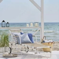 Sika Design Bains De Soleil Et Chaises Longues Bain De Soleil En Aluminium Et Fibre Synthétique Blanc -Fauteuils de jardin Soldes Boutique bain de soleil en aluminium et fibre synthetique blanc 1