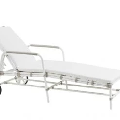Sika Design Bains De Soleil Et Chaises Longues Bain De Soleil En Aluminium Et Fibre Synthétique Blanc -Fauteuils de jardin Soldes Boutique bain de soleil en aluminium et fibre synthetique blanc 2
