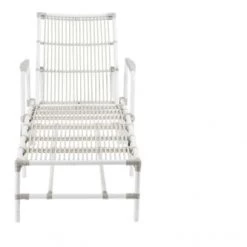 Sika Design Bains De Soleil Et Chaises Longues Bain De Soleil En Aluminium Et Fibre Synthétique Blanc -Fauteuils de jardin Soldes Boutique bain de soleil en aluminium et fibre synthetique blanc 3