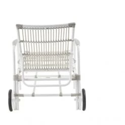 Sika Design Bains De Soleil Et Chaises Longues Bain De Soleil En Aluminium Et Fibre Synthétique Blanc -Fauteuils de jardin Soldes Boutique bain de soleil en aluminium et fibre synthetique blanc 4