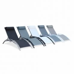 Alice's Garden Bains De Soleil Et Chaises Longues Bain De Soleil En Aluminium Et Textilène Anthracite 10 Alice's Garden Bains De Soleil Et Chaises Longues Bain De Soleil En Aluminium Et Textilène Anthracite -Fauteuils de jardin Soldes Boutique bain de soleil en aluminium et textilene anthracite 2