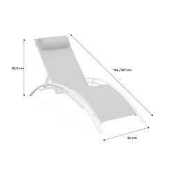 Alice's Garden Bains De Soleil Et Chaises Longues Bain De Soleil En Aluminium Et Textilène Anthracite 13 Alice's Garden Bains De Soleil Et Chaises Longues Bain De Soleil En Aluminium Et Textilène Anthracite -Fauteuils de jardin Soldes Boutique bain de soleil en aluminium et textilene anthracite 5