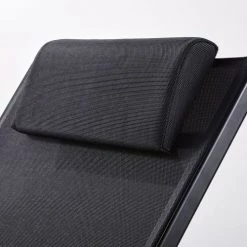 Maisons Du Monde Bains De Soleil Et Chaises Longues Bain De Soleil En Aluminium Et Toile Plastifiée Noire -Fauteuils de jardin Soldes Boutique bain de soleil en aluminium et toile plastifiee noire 1000 14 30 198880 3