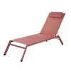 Maisons Du Monde Bains De Soleil Et Chaises Longues Bain De Soleil En Aluminium Et Toile Plastifiée Terracotta -Fauteuils de jardin Soldes Boutique bain de soleil en aluminium et toile plastifiee terracotta 1000 11 27 198877 1