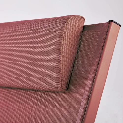 Maisons Du Monde Bains De Soleil Et Chaises Longues Bain De Soleil En Aluminium Et Toile Plastifiée Terracotta 6 Maisons Du Monde Bains De Soleil Et Chaises Longues Bain De Soleil En Aluminium Et Toile Plastifiée Terracotta – Image 4