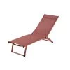 Maisons Du Monde Bains De Soleil Et Chaises Longues Bain De Soleil En Aluminium Et Toile Plastifiée Terracotta -Fauteuils de jardin Soldes Boutique bain de soleil en aluminium et toile plastifiee terracotta 1000 16 40 209099 1