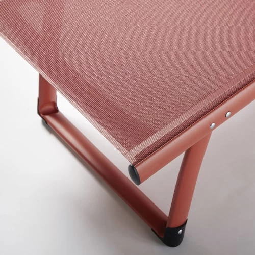 Maisons Du Monde Bains De Soleil Et Chaises Longues Bain De Soleil En Aluminium Et Toile Plastifiée Terracotta 5 Maisons Du Monde Bains De Soleil Et Chaises Longues Bain De Soleil En Aluminium Et Toile Plastifiée Terracotta – Image 3