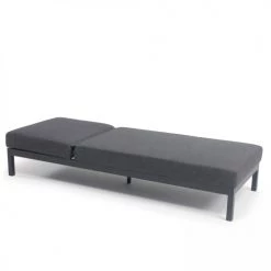 Oviala Bains De Soleil Et Chaises Longues Bain De Soleil En Aluminium Gris -Fauteuils de jardin Soldes Boutique bain de soleil en aluminium gris 1