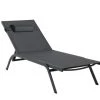 Ozalide Bains De Soleil Et Chaises Longues Bain De Soleil En Aluminium Gris Anthracite