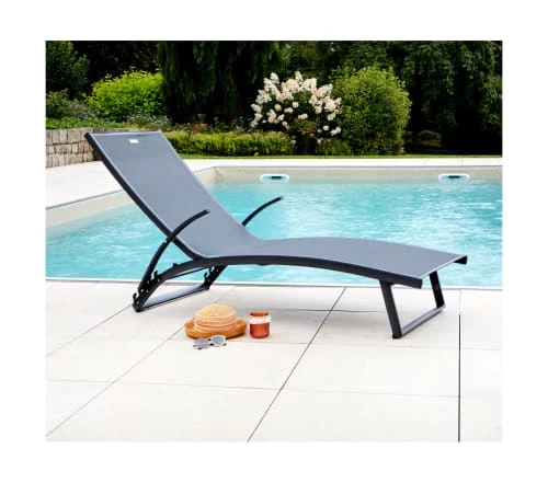 Ozalide Bains De Soleil Et Chaises Longues Bain De Soleil En Aluminium Gris Anthracite 3 Ozalide Bains De Soleil Et Chaises Longues Bain De Soleil En Aluminium Gris Anthracite – Image 2