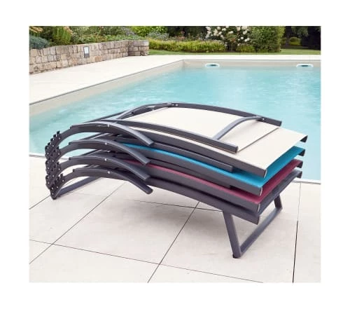 Ozalide Bains De Soleil Et Chaises Longues Bain De Soleil En Aluminium Gris Anthracite 4 Ozalide Bains De Soleil Et Chaises Longues Bain De Soleil En Aluminium Gris Anthracite – Image 3