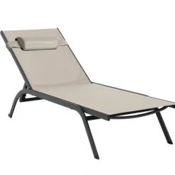 Ozalide Bains De Soleil Et Chaises Longues Bain De Soleil En Aluminium Lin