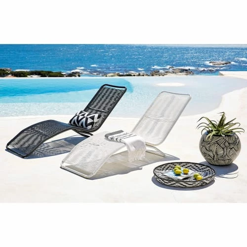 Maisons Du Monde Bains De Soleil Et Chaises Longues Bain De Soleil En Métal Et Fil De Résine Noir 7 Maisons Du Monde Bains De Soleil Et Chaises Longues Bain De Soleil En Métal Et Fil De Résine Noir – Image 5