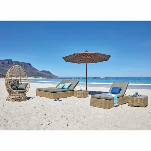 Maisons Du Monde Bains De Soleil Et Chaises Longues Bain De Soleil En Résine Tressée 6 Maisons Du Monde Bains De Soleil Et Chaises Longues Bain De Soleil En Résine Tressée – Image 4