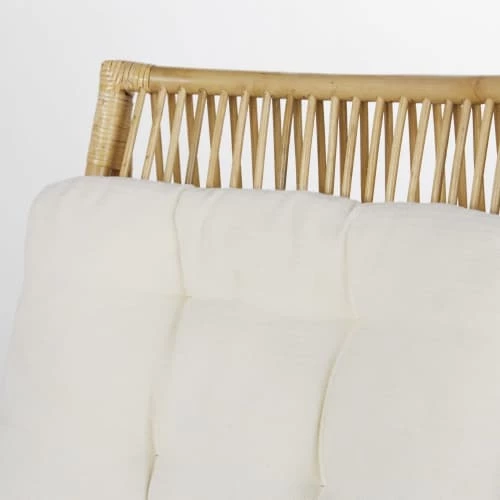 Maisons Du Monde Bains De Soleil Et Chaises Longues Bain De Soleil En Rotin Et Coussin écru 5 Maisons Du Monde Bains De Soleil Et Chaises Longues Bain De Soleil En Rotin Et Coussin écru – Image 3