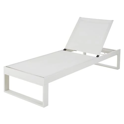 Maisons Du Monde Bains De Soleil Et Chaises Longues Bain De Soleil En Toile Plastifiée Et Aluminium Blancs 3 Maisons Du Monde Bains De Soleil Et Chaises Longues Bain De Soleil En Toile Plastifiée Et Aluminium Blancs