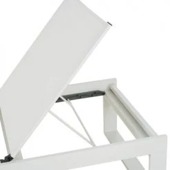 Maisons Du Monde Bains De Soleil Et Chaises Longues Bain De Soleil En Toile Plastifiée Et Aluminium Blancs 7 Maisons Du Monde Bains De Soleil Et Chaises Longues Bain De Soleil En Toile Plastifiée Et Aluminium Blancs -Fauteuils de jardin Soldes Boutique bain de soleil en toile plastifiee et aluminium blancs 1000 0 11 218705 3