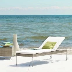 Sika Design Bains De Soleil Et Chaises Longues Bain De Soleil Inclinable Acier Et Fibre Synthétique Taupe -Fauteuils de jardin Soldes Boutique bain de soleil inclinable acier et fibre synthetique taupe 1