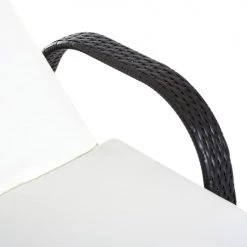 Outsunny Bains De Soleil Et Chaises Longues Bain De Soleil Inclinaison Réglable Matelas Résine Brun Foncé -Fauteuils de jardin Soldes Boutique bain de soleil inclinaison reglable matelas resine brun fonce 3