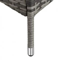 Tectake Bains De Soleil Et Chaises Longues Bain De Soleil Métal 6 Positions Avec Roulettes Gris -Fauteuils de jardin Soldes Boutique bain de soleil metal 6 positions avec roulettes gris 4