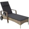 Tectake Bains De Soleil Et Chaises Longues Bain De Soleil Métal 6 Positions Avec Roulettes Marron Naturel/gris 1 Tectake Bains De Soleil Et Chaises Longues Bain De Soleil Métal 6 Positions Avec Roulettes Marron Naturel/gris -Fauteuils de jardin Soldes Boutique bain de soleil metal 6 positions avec roulettes marron naturel gris