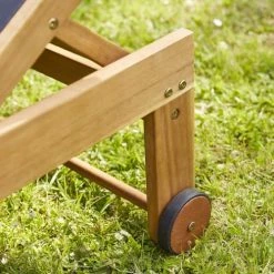 Bois Dessus Bois Dessous Bains De Soleil Et Chaises Longues Bain De Soleil Noir En Acacia FSC Et Textilène -Fauteuils de jardin Soldes Boutique bain de soleil noir en acacia fsc et textilene 4