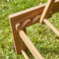 Bois Dessus Bois Dessous Bains De Soleil Et Chaises Longues Bain De Soleil Noir En Acacia FSC Et Textilène -Fauteuils de jardin Soldes Boutique bain de soleil noir en acacia fsc et textilene 5