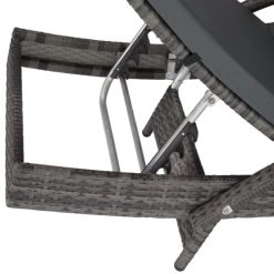 Tectake Bains De Soleil Et Chaises Longues Bain De Soleil OCEANE 5 Positions Cadre En Aluminium Gris -Fauteuils de jardin Soldes Boutique bain de soleil oceane 5 positions cadre en aluminium gris 4