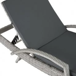 Tectake Bains De Soleil Et Chaises Longues Bain De Soleil OCEANE 5 Positions Cadre En Aluminium Gris Clair -Fauteuils de jardin Soldes Boutique bain de soleil oceane 5 positions cadre en aluminium gris clair 2
