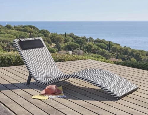 Maisons Du Monde Bains De Soleil Et Chaises Longues Bain De Soleil Professionnel En Résine Blanche Et Noire 7 Maisons Du Monde Bains De Soleil Et Chaises Longues Bain De Soleil Professionnel En Résine Blanche Et Noire – Image 5